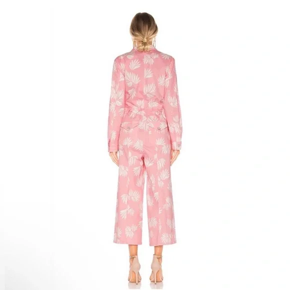 Cinq à Sept Jubilee Jumpsuit in Sakura Pink Size Small - Picture 2 of 10